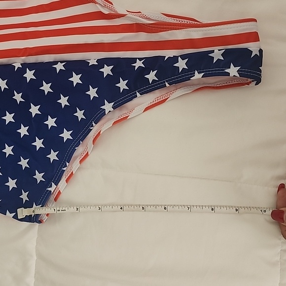 💥4TH OF JULY NWT AMERICAN FLAG BATHING SUIT - Picture 6 of 9